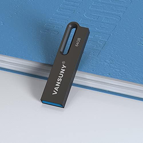 Vansuny 256 GB USB 3.0 Flash Drive – Ultra-Fast Waterproof Metal Memory Stick for Seamless Data Transfer Across All Devices, Perfect Portable Solution for Professionals & Everyday Users