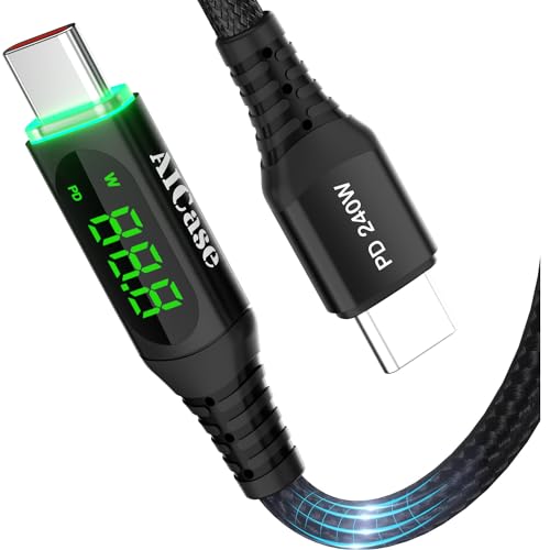 AICase 3-in-1 Magnetic Charging Cable – Retractable Fast Charging Solution for Type-C, Micro USB & i Phone Devices – Tangle-Free and Durable Design for Effortless Organization & Seamless Connectivity