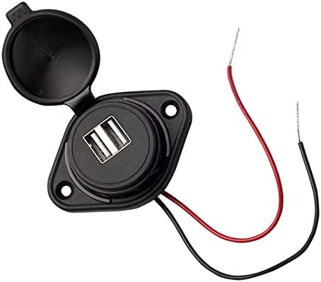 Experience Unmatched Charging Efficiency with the Magnadyne Dual USB AUX-USB Surface Mount Charger – 5 V/4.8 A for RVs, Cars, and Trucks – Rapid Power for All Your Devices on the Go!