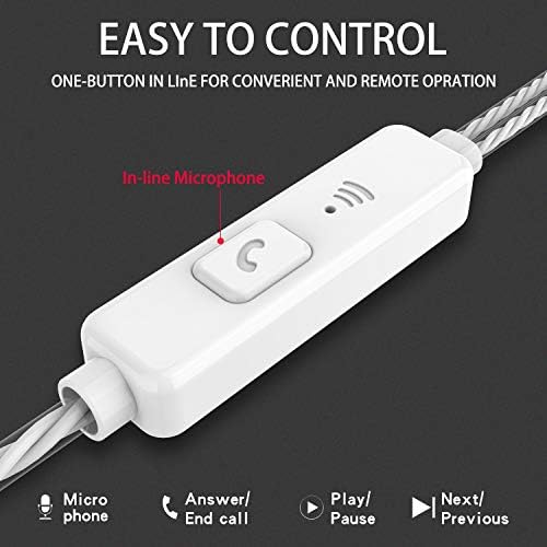 Experience Superior Sound with 4-Pack Wired Earbuds Featuring Microphone – Ideal In-Ear Earphones for School and Daily Use – Deep Bass Audio, Noise Isolation, and Universal 3.5 mm Compatibility with i Phone, i Pad, Samsung, and Google Devices in Black, White, Pink, and Green – Lightweight Design for All-Day Comfort and Clear Calls