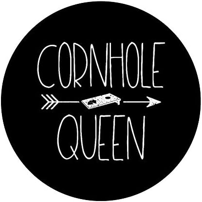 Cornhole Queen PopSockets PopGrip: Swappable Grip for Phones & Tablets – Enhanced Compatibility and Speed