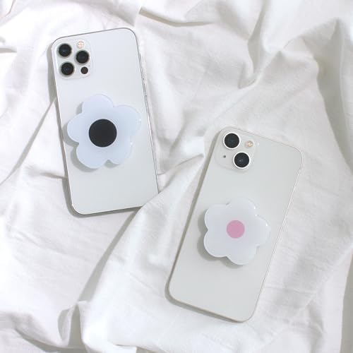 Vibrant Violet Daisy Mag Safe-Compatible Collapsible Phone Grip Stand – Stylish and Portable Mobile Accessory for Effortless Control and Enhanced Stability