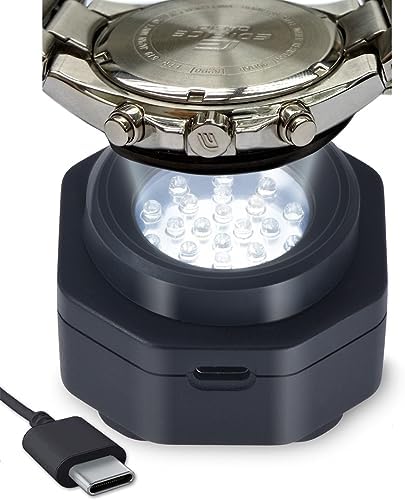 Eco-Friendly Type-C Solar Watch Charger – Sleek Silver Portable Battery Pack for Active Lifestyles – Universal Compatibility & UV-Free Protection for Outdoor Enthusiasts