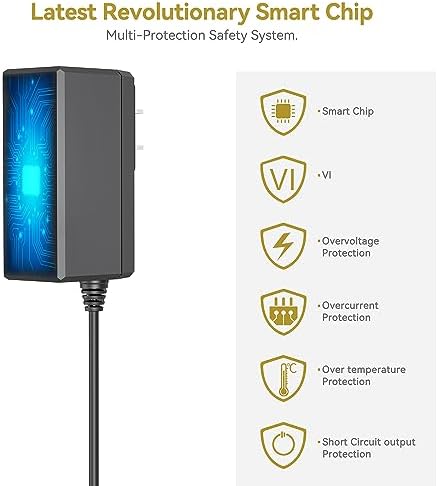 UL Certified 12 V 2 A Power Adapter for Happiest Baby Snoo Smart Sleeper – Reliable Charger for CGSW30-120-2000 Models – Essential AC/DC Power Supply for Enhanced Infant Sleep – Lightweight, Durable Design for Peace of Mind – Optimal Performance Assurance for Your Baby’s Comfort
