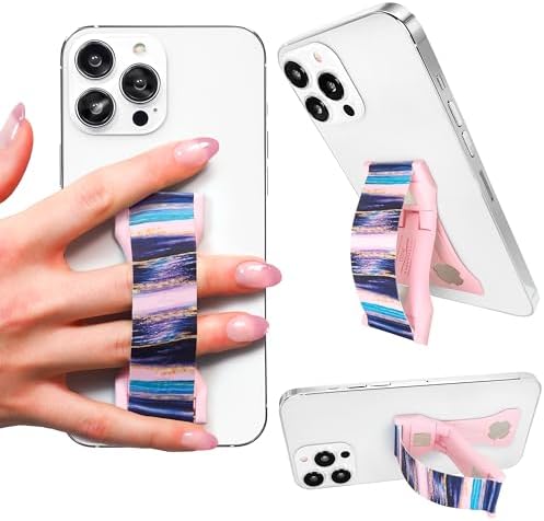 Upgrade Your Smartphone Handling with LOVEHANDLE PRO Premium Phone Grip – Vibrant Daisy Print – Multi-Functional Silicone Strap, Magnetic Mount & Kickstand for Effortless Device Management and Hands-Free Viewing Experience – Ideal for Stylish Mobile Use