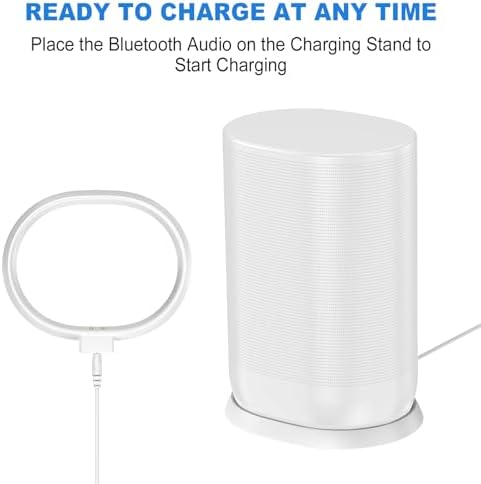 Efficient Charging Dock for Sonos Move Gen 1 & 2 – 45 W Power Adapter Included – Modern Design for Optimal Audio Experience and Quick Power Access