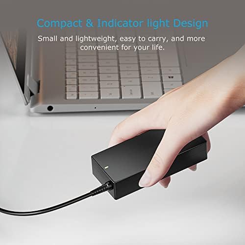 Universal 90 W Laptop Charger with Versatile Compatibility – Fast Charging for Dell, HP, Lenovo, Acer, and More – Ideal Power Supply for Notebooks and Chromebooks – Includes Multiple High-Quality Tips and 24-Month Warranty – Enhanced Performance and Reliability for Your Everyday Needs