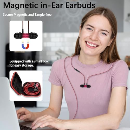 USB C Wired Earbuds: Premium Noise Cancelling Hi-Fi Stereo Earphones with In-Line Mic & Volume Control for Samsung S25, S24 FE, i Phone 16 – Durable Nylon Design for Ultimate Comfort & Longevity, Perfect for Galaxy A56, A55, A35 – Elevate Your Audio Experience Effortlessly