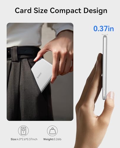 Ultra-Slim ORICO Kada Mag Safe 5000 m Ah Wireless Power Bank – Fast 20 W PD Charging with Type-C Cable – Essential Portable Charger for i Phone 12/13/14/15/16 Pro/Pro Max/Plus/Mini – Lightweight, Durable, and Magnetic Design for Effortless On-the-Go Power Solutions