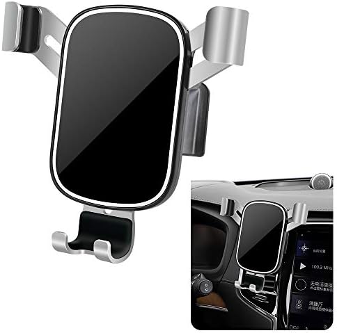 LUNQIN Enhanced Car Phone Holder for Volvo XC90 (2016-2026) – Ultimate Gravity Mount with Mobile Charging Stand for Secure Smartphone Access and Seamless Navigation, Perfect Auto Interior Accessory for Modern Drivers