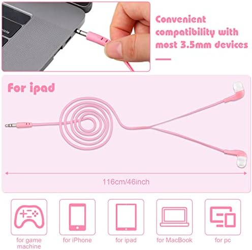 Kigeli 100-Pack Multicolor Student Earbuds – Premium In-Ear Headphones for Classrooms, Libraries, and Group Learning Activities, Exceptional Sound Quality, Compatible with 3.5 mm Devices, Enhance Engagement and Comfort in Educational Settings