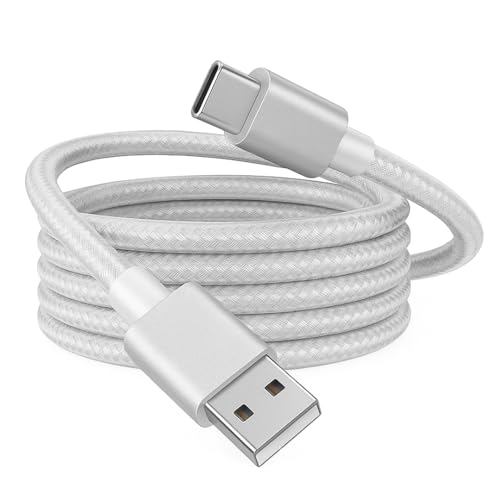 USB C to USB A Fast Charging Cable 3-Pack (3 ft) – Durable Braided Tangle-Free Design for High-Speed Data Transfer, Power Delivery Compatible Charger for Phones, Tablets, and Laptops – Ultimate Reliability and Performance