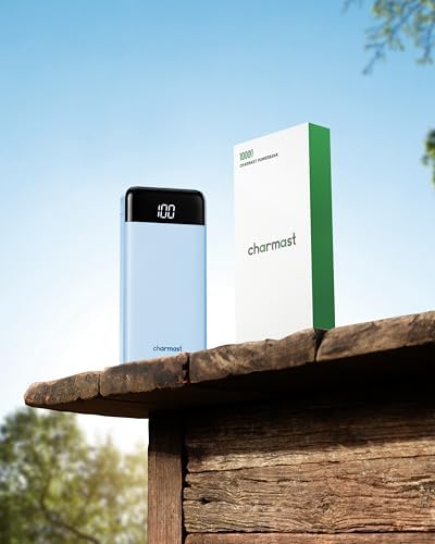 Ultra-Slim 10,000 m Ah Portable Power Bank with Built-In Charging Cables – 6 Outputs, 3 Inputs, Fast 3 A Charging for Universal Device Compatibility – Essential Travel Battery Pack for i Phone, Samsung, Google Pixel, LG, and More