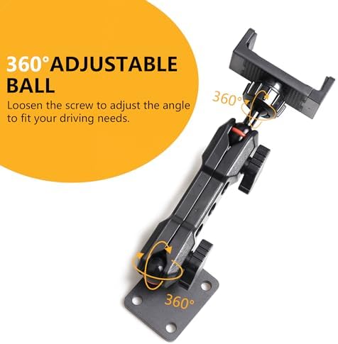 2024-2025 Jeep Wrangler JL Magnetic Phone Mount – Adjustable 360° Dashboard Cradle for Secure Navigation and Hands-Free Use – Sleek Black Finish for Enhanced Interior Style – Quick Installation for Optimal Driving Safety and Convenience