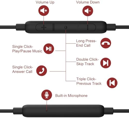 USB C Wired Earbuds with HD Microphone – Premium Noise-Isolating In-Ear Headphones for i Phone 16/15 Pro Max & Samsung Galaxy Devices – Exceptional Sound Quality & Integrated Volume Control – Lightweight, Portable Design for Music & Calls – Enhanced Compatibility with Galaxy Z Flip 5, Pixel 8, and More