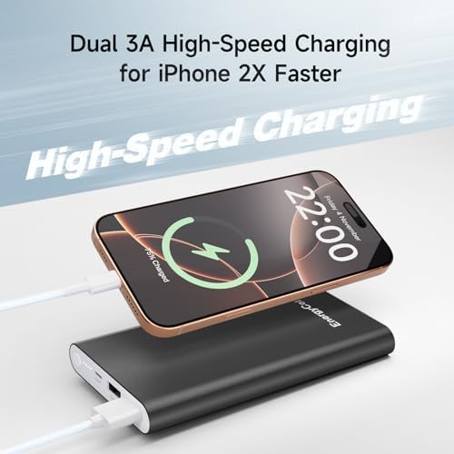 Pilot 4 GS 12000 m Ah Fast Charging Power Bank – Dual 3 A Output Portable Charger for i Phone 11-16 & More – Stylish Silver Design for On-the-Go Convenience and Reliable Device Protection