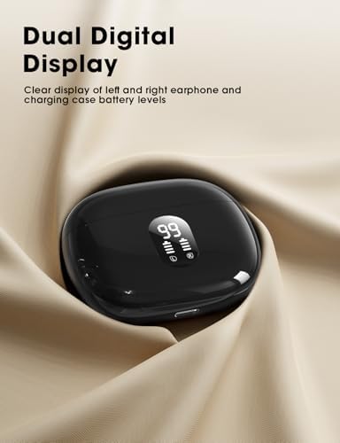 Elevate Your Listening Journey with Advanced Wireless Bluetooth Earbuds – Immersive Deep Bass Audio, Ultra-Long 48-Hour Battery Life, Lightweight Design for Ultimate Comfort, IPX7 Waterproof Rating for Active Use, AI-Enhanced Hands-Free Calling, Seamless Compatibility with i Phone & Android Devices