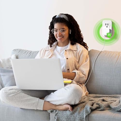 Nekmit 65 W Ga N Dual USB Fast Charging Wall Charger – Ultimate Travel Power Adapter for i Phone 15 Pro Max, i Pad Pro, Air Pods & Galaxy Devices – Compact, Lightweight Design with Advanced Safety Features for Efficient, Reliable Charging Solutions