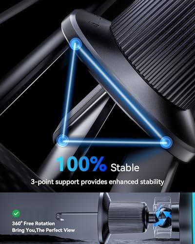 ESSAGER Mag Safe 15 W Fast Wireless Car Charger & Phone Holder – Effortless Magnetic Mount for i Phone 12 to 16 Pro Max, Air Vent & Dashboard Compatibility, Secure & Safe Charging for On-the-Go Convenience