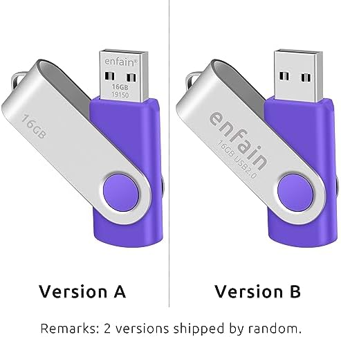 Enfain 10-Pack Red USB Flash Drives 16 GB – High-Speed USB 2.0 Memory Sticks with LED Indicator & 12 Labels for Easy Organization – Reliable & Portable Data Storage Solution for Professionals and Students