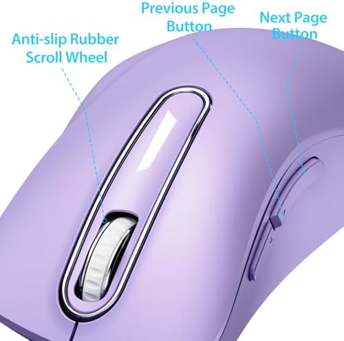 Upgrade Your Workflow with the Memzuoix 2.4 G Wireless Mouse – Ergonomic and Portable 1400 DPI USB Mouse for Laptop, PC & Desktop | 5 Customizable Buttons for Ultimate Control | Ideal for Professionals and Casual Users Alike
