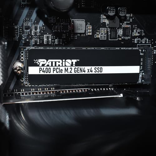 Patriot Memory P400 Lite 500 GB M.2 PCIe Gen 4 SSD – Ultimate High-Speed NVMe Storage for Gaming and Content Creation – Reliable Performance with Enhanced Thermal Management and 3-Year Warranty – Upgrade Your System Now!