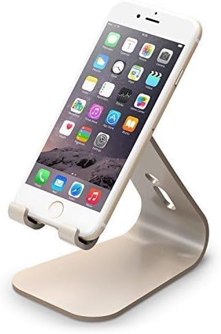 Enhance Your Smartphone Experience with the elago M2 Premium Aluminum Stand – Sleek Silver Ergonomic Design for Effortless Video Calls, Integrated Cable Management, and Universal Compatibility with i Phones and Galaxy Devices – Ideal for Streamlined Workspaces and Mobile Convenience