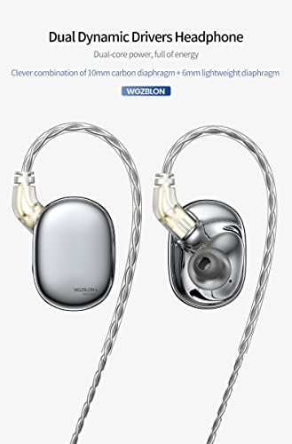 Transform Your Listening Journey with keephifi BLON BL-T3 High Fidelity In-Ear Monitors – Premium 11 mm Copper Clad Diaphragm for Deep Bass and Crystal Clear Vocals, Ergonomically Crafted for All-Day Comfort, Perfectly Suited for Sports, Gaming, and Music Enthusiasts, Enhanced Device Compatibility Featuring Built-in Mic for Effortless Hands-Free Communication – Lightweight Yet Durable Design to Complement Your Active Lifestyle