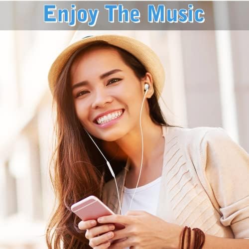 Urban X 2021 Type-C Stereo Headphones for Cat S62 Pro – Premium Hi-Fi Audio Experience, Sweat-Resistant Earbuds with Tangle-Free Braided Cable and Integrated Microphone – USB-C Connectivity for Enhanced Comfort and Versatility