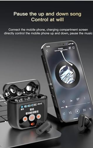 Elevate Your Audio Experience with 40-Hour Playtime Wireless Earbuds Featuring Advanced ANC & ENC Noise Cancellation – Immerse Yourself in Crystal-Clear Sound with 6-Mic Clarity and Smart Charging Case in Sophisticated White – Perfect for Commuters, Fitness Buffs, and Everyday Use