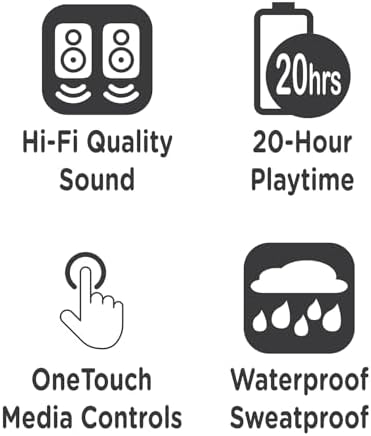 Morpheus 360 Spire True Wireless Earbuds – Premium Bluetooth 5.2 Connectivity, Immersive Hi-Fi Sound, Effortless Touch Control, Durable Waterproof Design with Chic Charging Case – Unleash Your Audio Adventure in Sleek Black