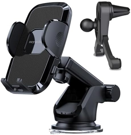 Ford-Compatible Adjustable Car Phone Holder Mount – Ultimate Accessory for F150, Maverick, Bronco, Ranger, Explorer & More – Secure Stability for Hands-Free Navigation & Calls – Ideal for Safety-Conscious Drivers Seeking Effortless Convenience and Efficiency
