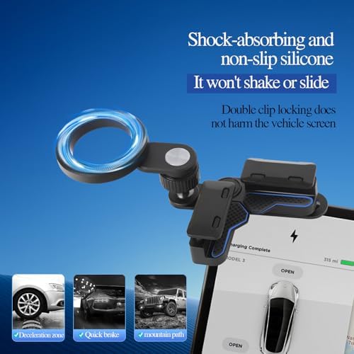 Transform Your Tesla Journey with the Ultimate Magnetic Phone Mount – Premium Metal Pull Rod for Model 3, Model Y & Cybertruck – Effortless Compatibility with i Phone 12 to 16 Pro Max & Plus – Elevate Convenience and Safety for Hands-Free Navigation & Control – Sleek Design Enhances Your Tesla’s Interior Aesthetics – Hassle-Free Tool-Free Installation for Instant Use – A Must-Have Accessory for Modern Drivers Seeking Functionality and Style.