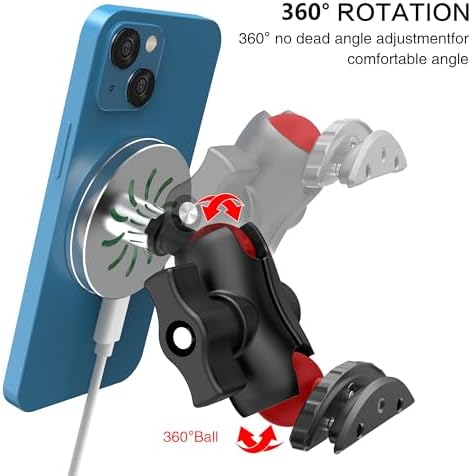 EASEORD Upgraded Wireless Charger Magnetic Vent Phone Mount for Toyota Tacoma (2016-2023), 15W Fast Charging for Magsafe 3rd Gen Tacoma Cell Phone Cradles Ultra-Magnet Phone Holder for All Smartphone – Enhanced Compatibility and Speed