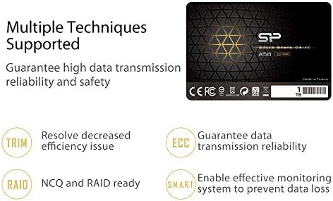 Transform Your Device with Silicon Power 1 TB SATA III SSD – High-Speed 3 D NAND Storage, SLC Cache Performance Boost, Compact 2.5″ Design for Seamless Upgrades and Enhanced Productivity