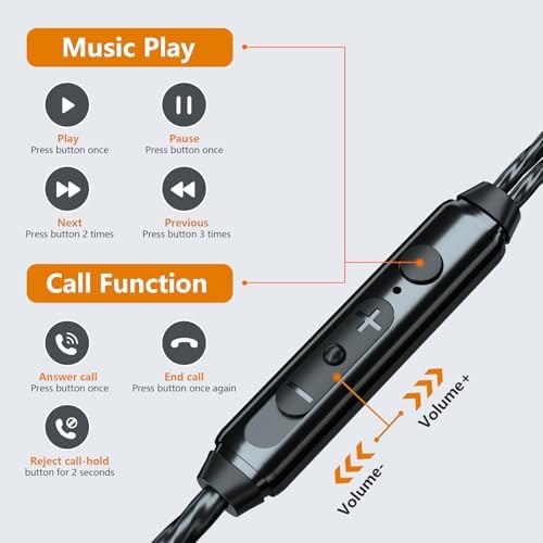 Elevate Your Gaming Experience with Game Buds Pro Wired Earbuds – Ergonomically Crafted for Mobile Gamers, Featuring Detachable Microphone, Advanced Noise-Cancellation, and Universal Compatibility for Seamless Play (Black)