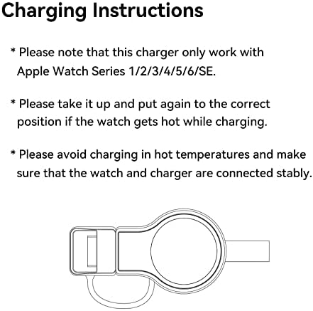 Portable Magnetic Wireless Charger for Apple Watch – Fast Charging i Watch Accessory for Ultra, Series 1-9, and SE – Travel-Friendly Cordless Design for Ultimate Convenience and Durability