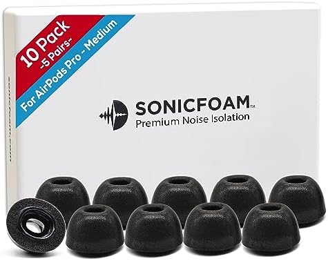 Premium Memory Foam Earbud Tips for Ultimate Noise Isolation – 20 Pack of Comfortable Replacement Foam Tips for In-Ear Headphones (SF3 Small, Black) – Elevate Your Sound Experience with Enhanced Compatibility and Comfort