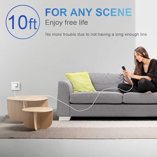 Rapid Charge Power Bundle for i Phone 16 & 15 – MFi Certified 20 W USB-C Charger with 3 x 10 FT Durable Cables – Versatile Multi-Device Compatibility for i Phone & Samsung – Optimize Your Charging Experience with Safety and Speed