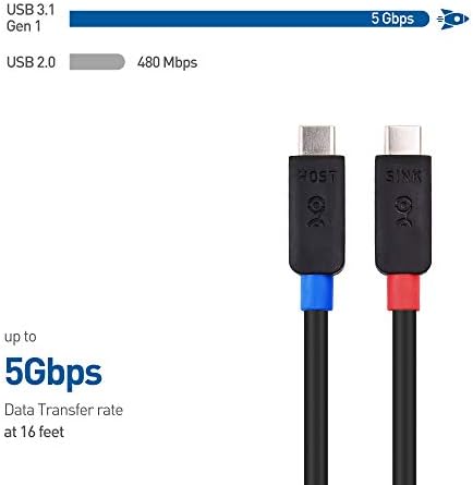 Experience Unmatched Connectivity with Cable Matters 10 ft Active USB C Cable – 10 Gbps Data Transfer, 4 K@60 Hz Video Support, and 60 W Charging for Apple Vision Pro and Meta Quest 3 – Ultimate VR Accessory for High-Performance Streaming and Gaming – Durable Unidirectional Design for Enhanced Stability and Speed