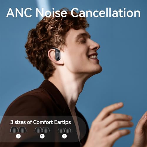 Ultimate Active Noise Cancelling Wireless Earbuds – 96 Hours of Uninterrupted Playback with LED Battery Indicator – Waterproof Over-Ear Design with Secure Earhooks for Maximum Stability – Ideal for Sports, Running, and High-Intensity Workouts – Superior Bluetooth Connectivity for Quick Pairing and Seamless Audio – Immerse Yourself in Stunning Sound Clarity and All-Day Comfort for Every Adventure