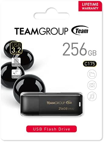 Maximize Your Data Storage with TEAMGROUP C175 128 GB USB Flash Drives – High-Speed Dual Pack for Effortless File Management and Compatibility Across All Devices, Stylish Matte Black Design for Professionals and Creatives, Reliable Performance Up to 100 MB/s, Perfect for Backups and On-the-Go Storage Solutions
