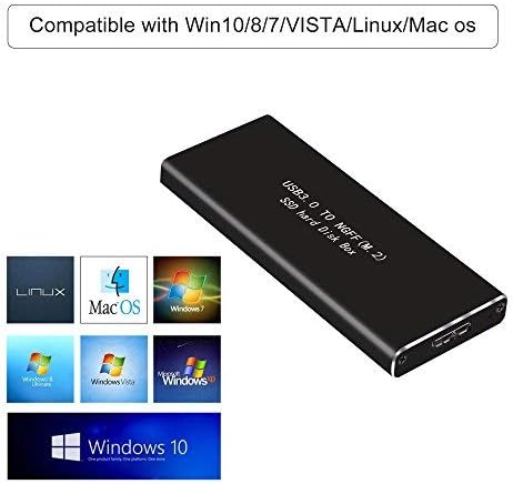 Transform Your Data Transfer Experience with Our M.2 SATA SSD to USB 3.0 External Reader Adapter – UASP Enabled for Lightning-Fast Performance and Broad Compatibility with NGFF M.2 2280/2260/2242/2230 SSDs Featuring Key B/Key B+M – Ideal for Seamless Backups and Efficient File Management