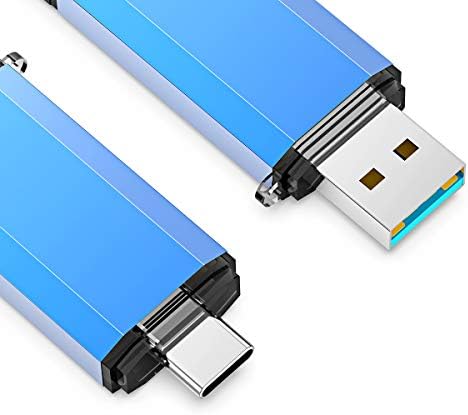 TOPESEL 128 GB Waterproof USB C Flash Drive – Dual USB 3.0 A & Type C Thumb Drive for Seamless Data Transfer on Computer, Mac, Smartphone & Tablet – Compact, Durable OTG Storage Solution for Professionals and Students