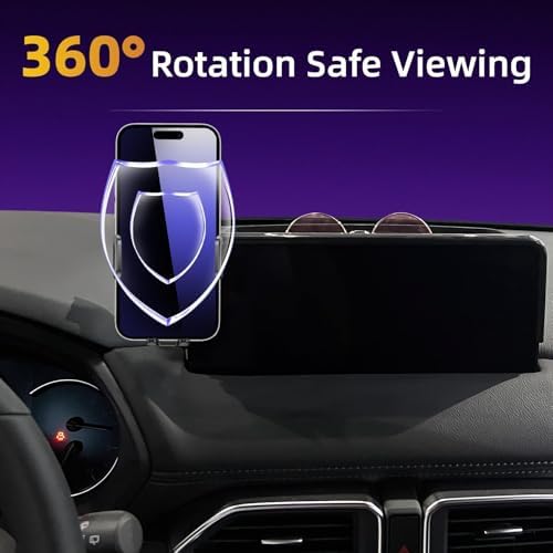 Mazda CX-5 2017-2020 Exclusive Car Phone Holder – Adjustable 7-Inch Screen Cell Phone Mount for Enhanced Driving Safety & Convenience – Robust Auto Accessory for 4-7 Inch Devices with Quick-Release Feature