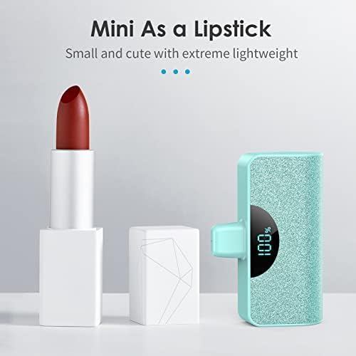Ultra-Compact 5200 m Ah Power Bank for i Phone – 20 W PD Fast Charging Mini Portable Charger for i Phone 14 Pro Max/14/13/12/11/XR/X/8/7/6/SE – Lightweight Battery Pack with Intelligent Charging Technology for On-the-Go Power