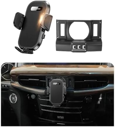 Premium 360° Adjustable Car Phone Mount for Lexus LX 570 (2016-2021) – Secure Cradle for 4-7 Inch Smartphones, Effortless Quick-Release Feature, Enhanced Stability for Safe Driving and Hands-Free Navigation – Essential Auto Accessory for Modern Drivers