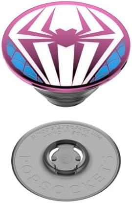 Mag Safe-Compatible Spiderman Enamel Ghost Spider Suit Pop Socket – Ultimate Hands-Free Kickstand & Wireless Charging Grip for Mobile Convenience and Style