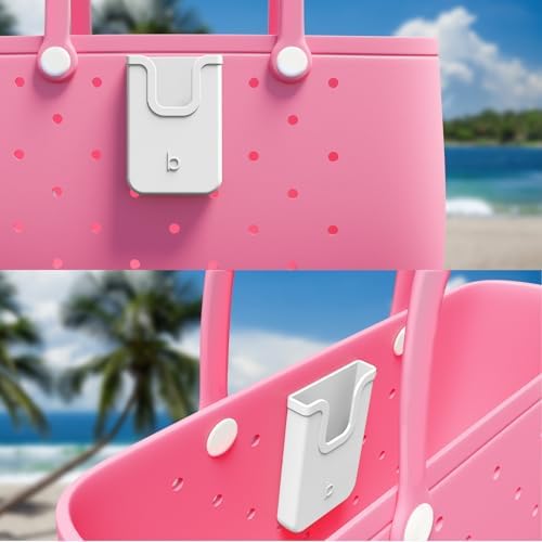 Silicone Phone Holder for Bogg Bags – Stylish and Functional Beach Accessory for i Phone & Android – Lightweight, Easy-to-Clean Vibrant Blue Attachment for Secure Device Protection During Outdoor Activities – Perfect for Sand and Surf Adventures