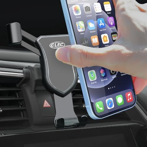 Premium Adjustable Car Phone Holder for Honda Civic 2016-2021 | Versatile Air Vent Mount for 4.7″-6.7″ Smartphones | Effortless Installation & 360-Degree Rotation for Optimal Viewing | Secure Grip Design Enhances Safety & Convenience | Perfect Honda Civic Accessory for Hands-Free Navigation & Calls